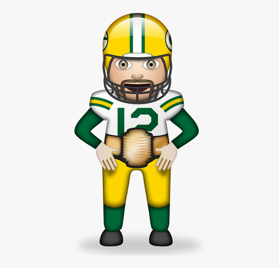 An Nfl Emoji Keyboard - Aaron Rodgers Clip Art , Free Transparent Clipart -...