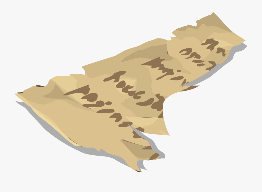 Artifact Torn Manuscript Piece4 Clip Arts - Manuscrito Png, Transparent Clipart