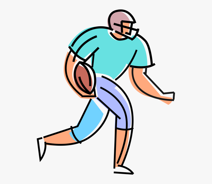 Football Clipart Running Back, Transparent Clipart