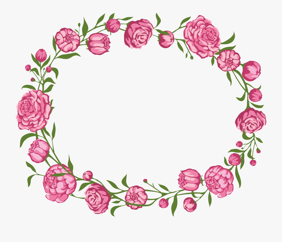 Floral Frame Png, Transparent Clipart