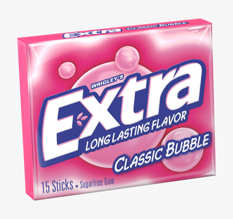 Free Download Of Chewing Gum Png Image - Extra Classic Bubble Gum, Transparent Clipart