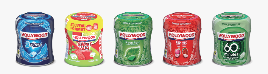 Hollywood Chewing Gum Packs - Drink, Transparent Clipart