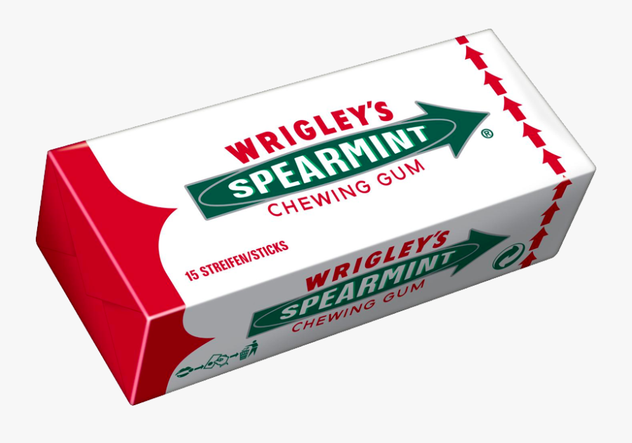 Chewing Gum Png - Wrigleys Spearmint 15, Transparent Clipart
