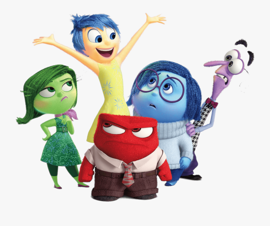 Inside Out Characters - Pelicula De Emociones Disney, Transparent Clipart
