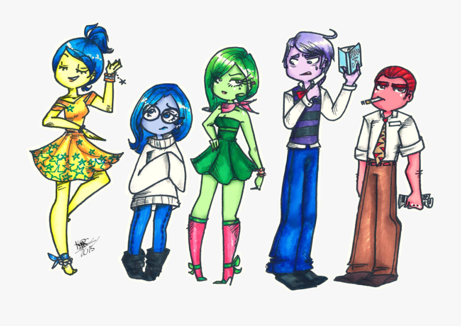 Inside Out Png - Inside Out Anime Fear, Transparent Clipart