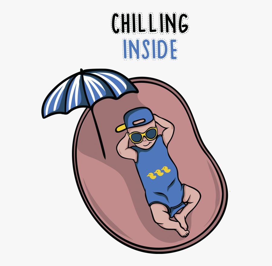 Chilling Boy Cartoon, Transparent Clipart