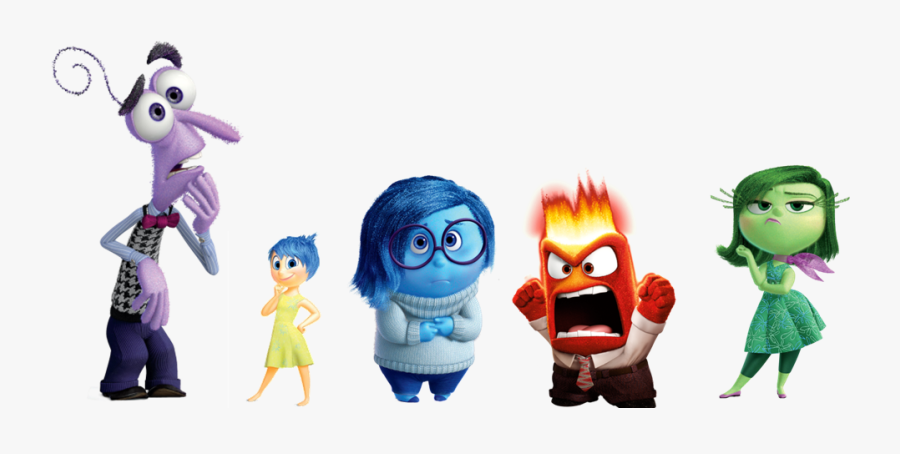 Inside Out Group Individuals Warped Inside Out Character - Inside Out Character Cutouts, Transparent Clipart