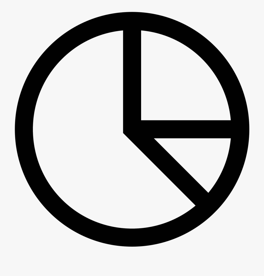 Pie Chart Icon - 4 O Clock Icon, Transparent Clipart