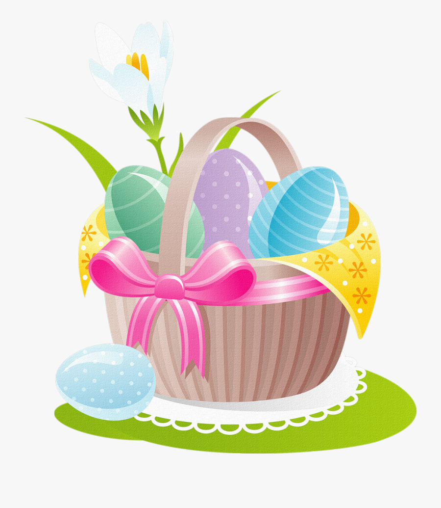 Easter Egg Basket Large Tote Bag, Natural, Large - Easter Basket Clipart Free, Transparent Clipart