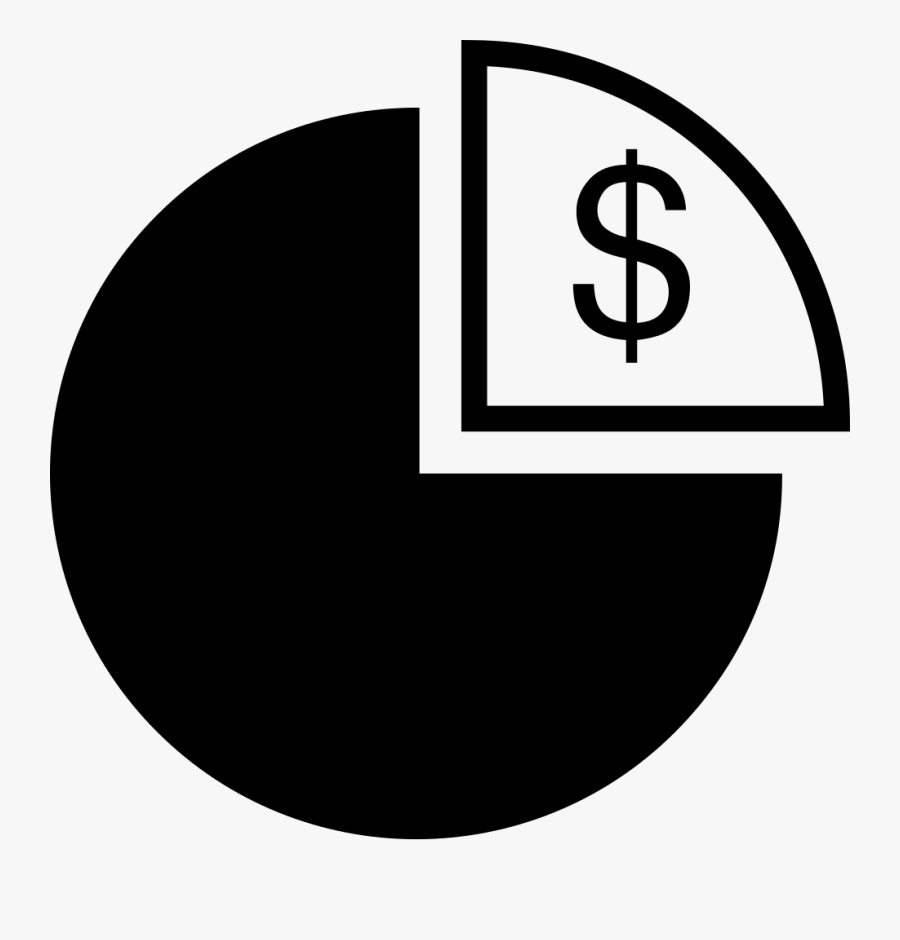 Transparent Pie Clipart Black And White - Piece Of Pie Icon, Transparent Clipart