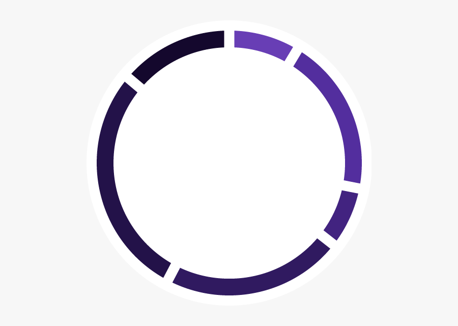 Pie Chart Donut Vector, Transparent Clipart