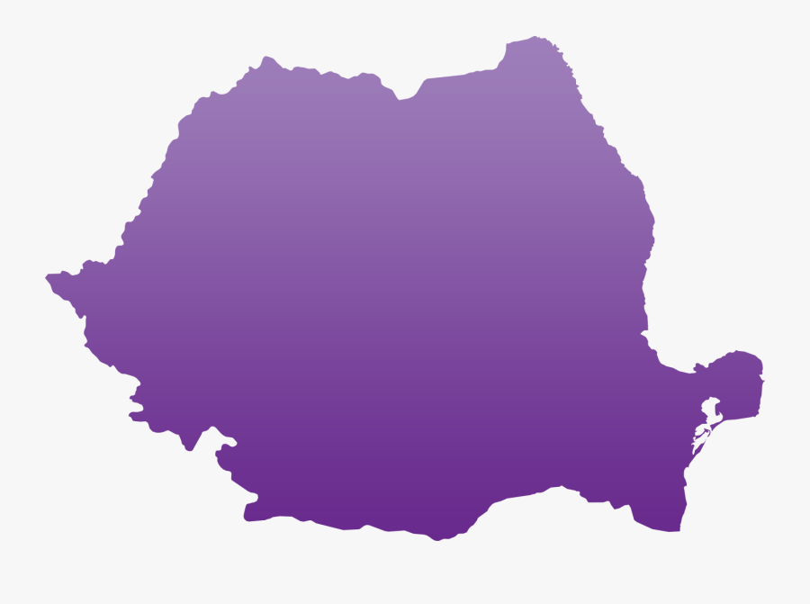 Romania Vector Map, Transparent Clipart