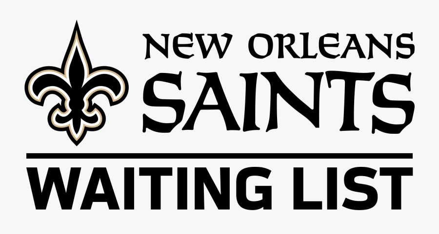 New Orleans Saints Logo Png Saints De La - New Orleans Saints, Transparent Clipart