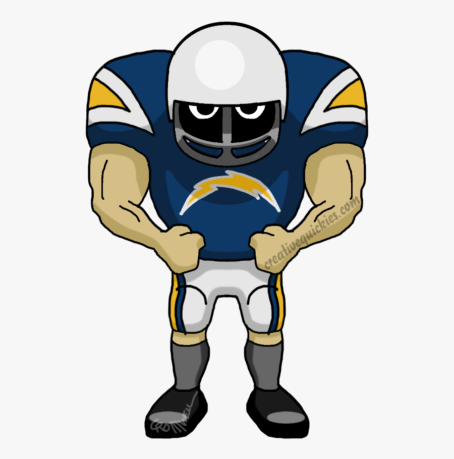 Transparent Green Bay Packers Png - Cartoon Football Player, Transparent Clipart