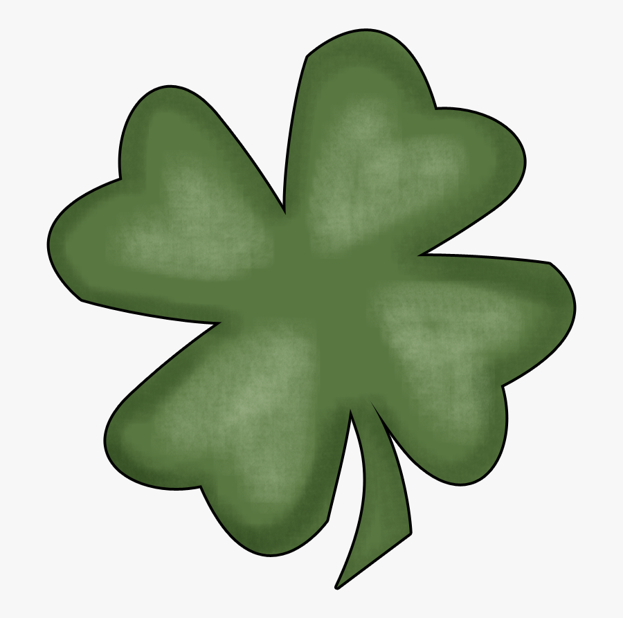 Black Shamrock Transparent Background, Transparent Clipart