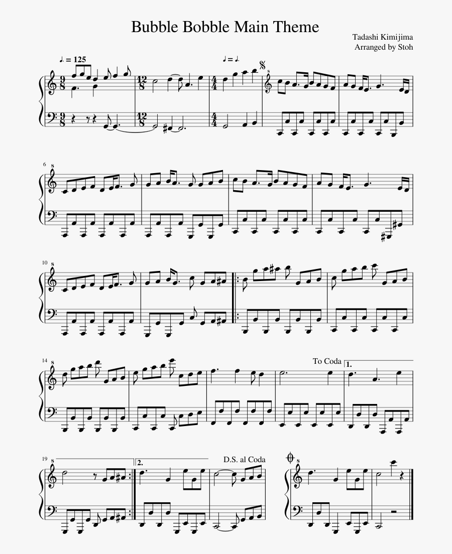 Something Just Like This Piano Sheet Music, Transparent Clipart