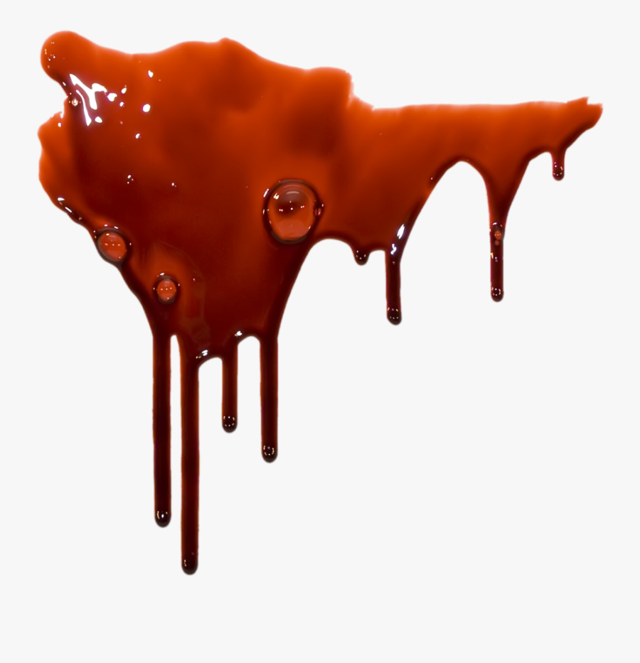 #blood #spatter #drip #halloween #scary #autumn #fall#freetoedit - Blood With Transparent Background, Transparent Clipart