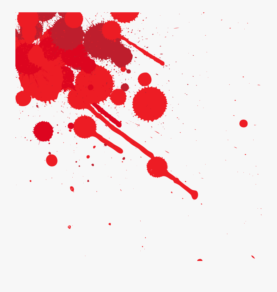 Vector Blood Splatter Background Free, Transparent Clipart