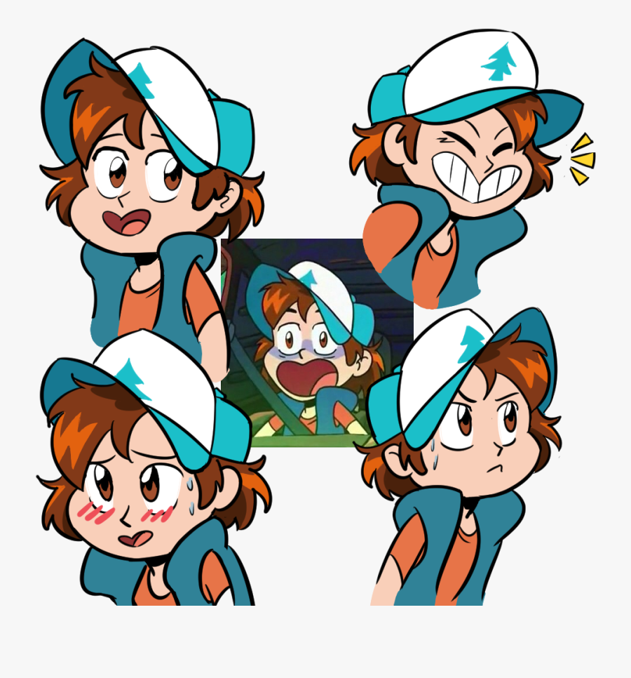 Draws Anime Dipper Instead - Anime Dipper Gravity Falls, Transparent Clipart
