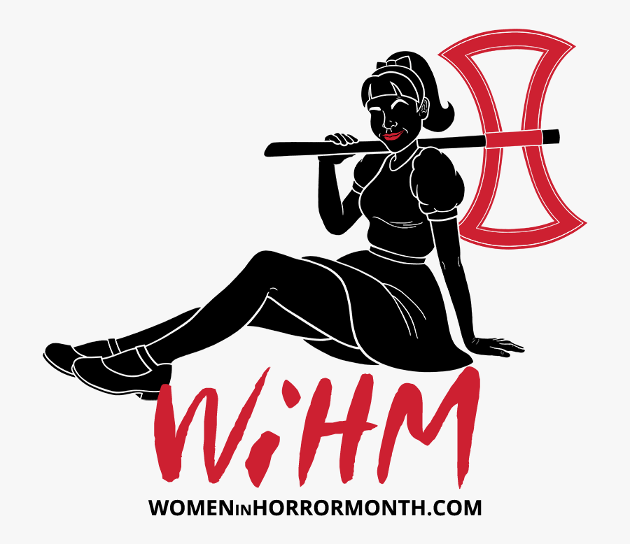 Wihm8 Logo Vert Black M - Women In Horror Month, Transparent Clipart
