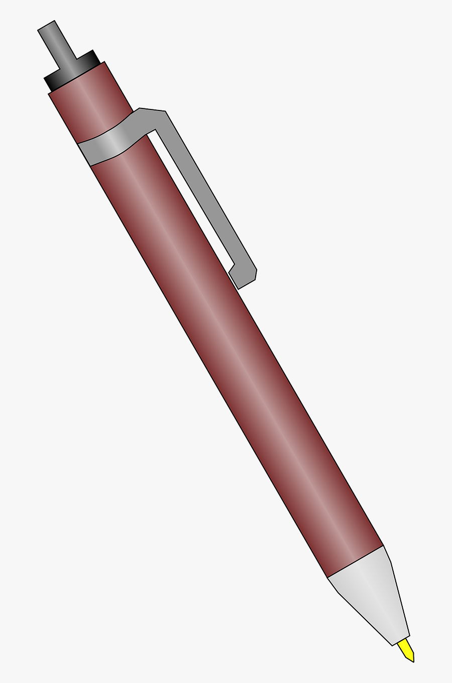 Transparent Red Pen Png - Pen Clip Art, Transparent Clipart
