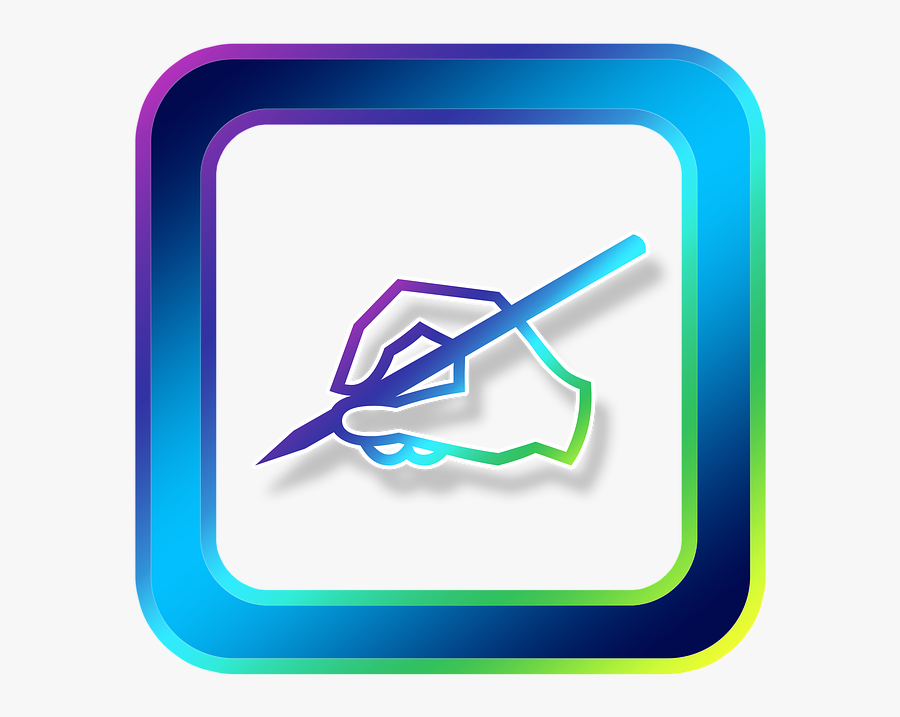 Hand With Writing Pen Black Clipart , Png Download - Akanksha Public School Guna, Transparent Clipart