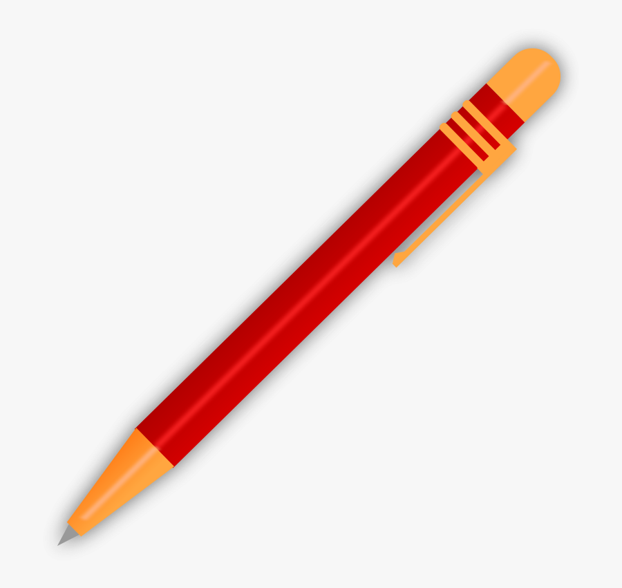 Pencil Red And Black, Transparent Clipart