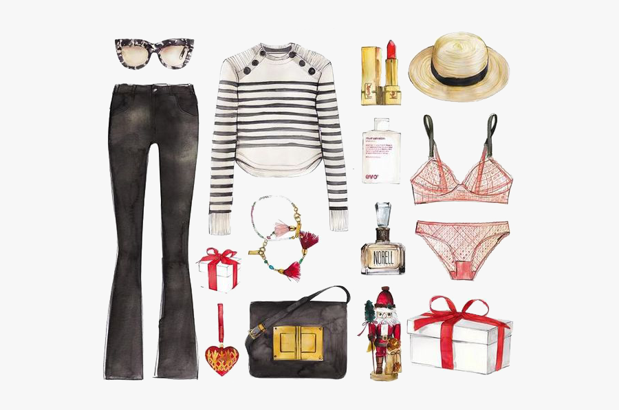 Dress Clothing With Women Clipart - Lingerie Top, Transparent Clipart
