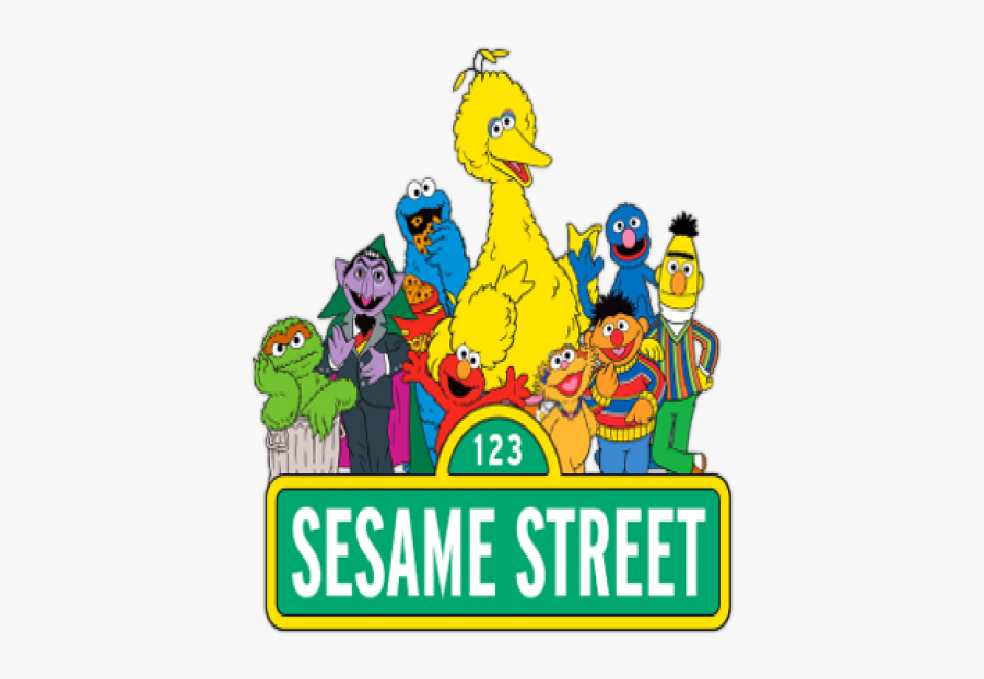 Elmo Big Bird Count Von Count Sesame Street Characters - Sesame Street Clipart, Transparent Clipart