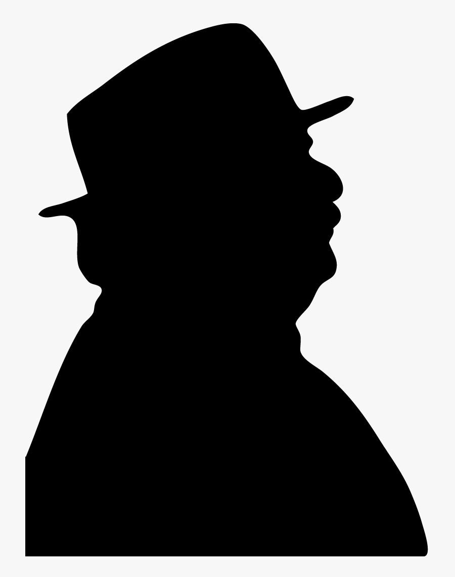 Old Man Silhouette Png, Transparent Clipart