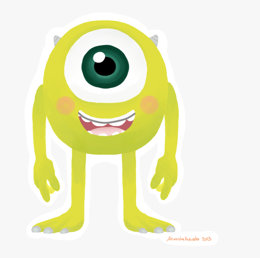 Transparent Mike Wazowski Png - Cute Mike Wazowski Mu, Transparent Clipart