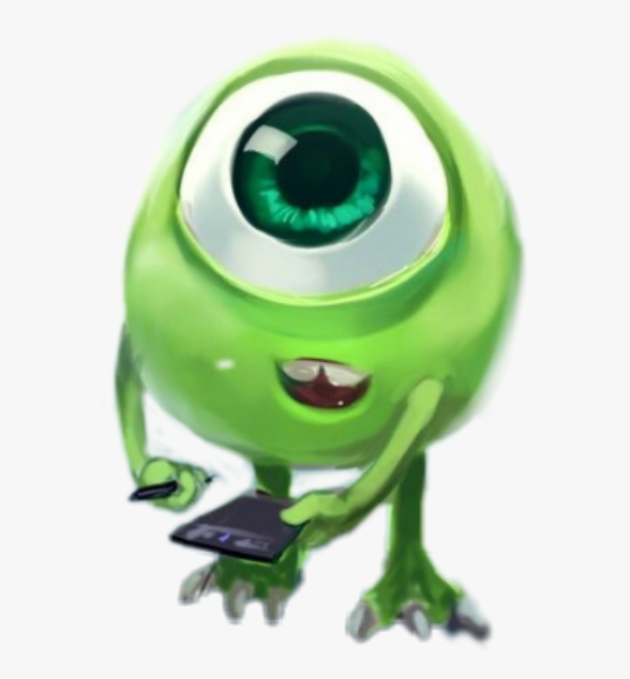Transparent Mike Wazowski Png - Monsters University Mike Watching, Transparent Clipart