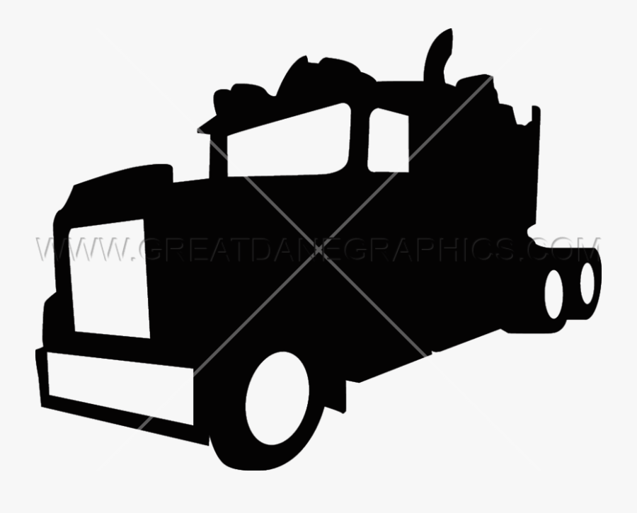 Big Bad Truck Production Ready Artwork For T Shirt - Illustration, Transparent Clipart