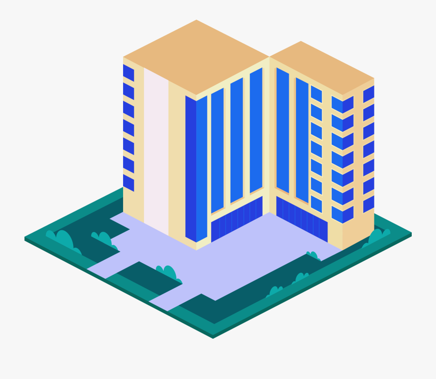 Transparent Shopping Mall Building Clipart - Commercial Building, Transparent Clipart
