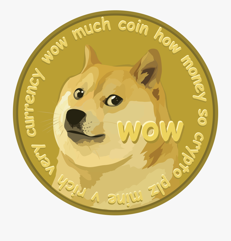 Dogecoin Wow, Transparent Clipart