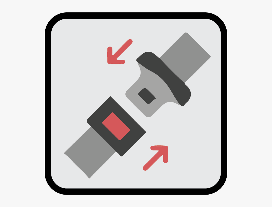 Image8 - Car Safety Belt Icon, Transparent Clipart