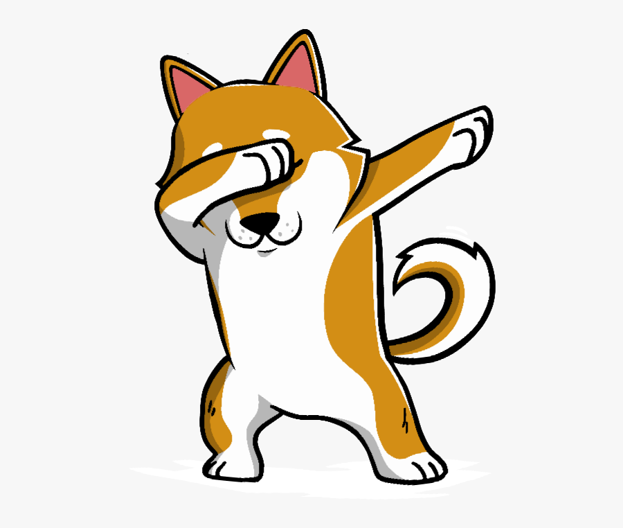 Shiba Inu Dabbing Color Changing Mug Funny Doge Meme - Shiba Inu Dabbing, Transparent Clipart