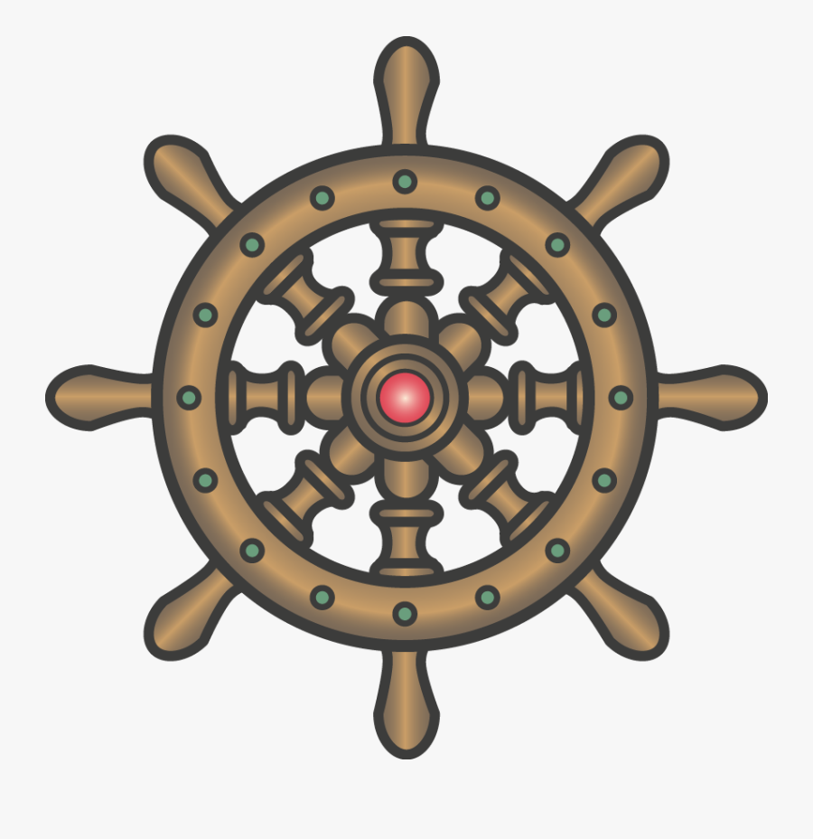 Clip Art Car Ships Clip Art - Boat Steering Wheel Png, Transparent Clipart