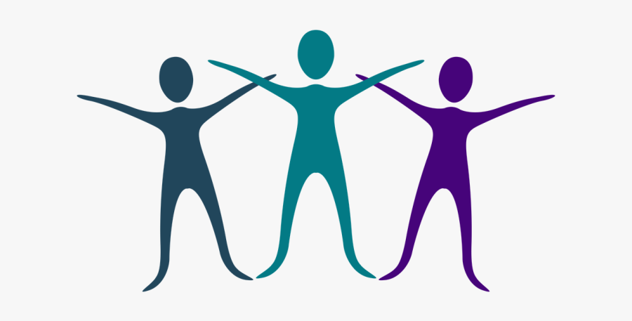 People Raising Hands Vector, Transparent Clipart