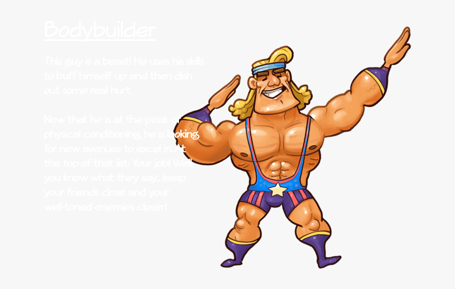Citizens Of Earth Earthbound - Citizens Of Earth Bodybuilder, Transparent Clipart