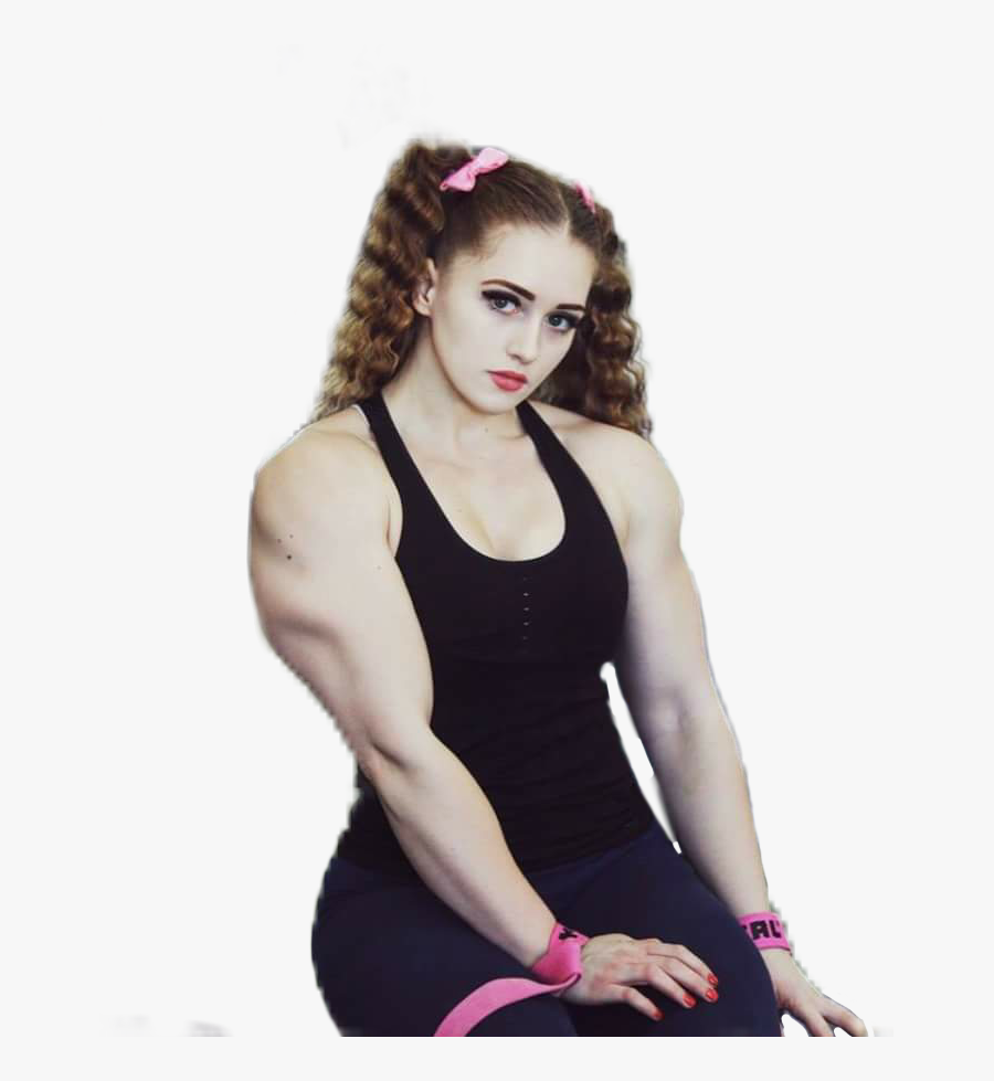 Transparent Bodybuilders Clipart - Bodybuilder Yoga Pic Girl, Transparent Clipart