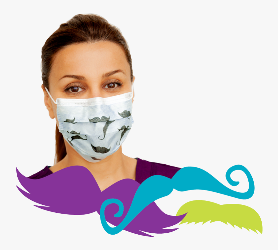 Primed Movember Mask Clipart , Png Download - Illustration, Transparent Clipart