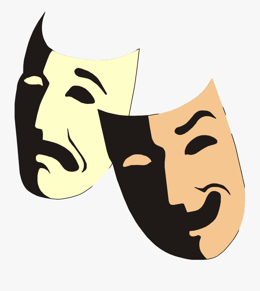 Yükle Greek Theater Mask Facts Entertainment Guide - Obra De Teatro Mascaras, Transparent Clipart