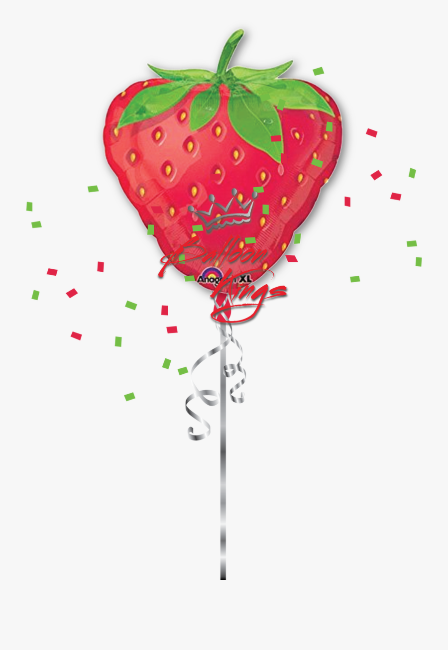 Strawberry - Spiderman Balloons Birthday Transparent, Transparent Clipart