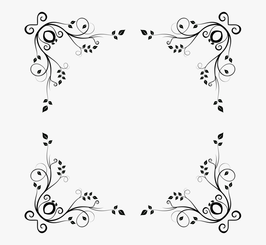 Picture Frame,art,symmetry - Wedding Invitation Ornaments Png, Transparent Clipart