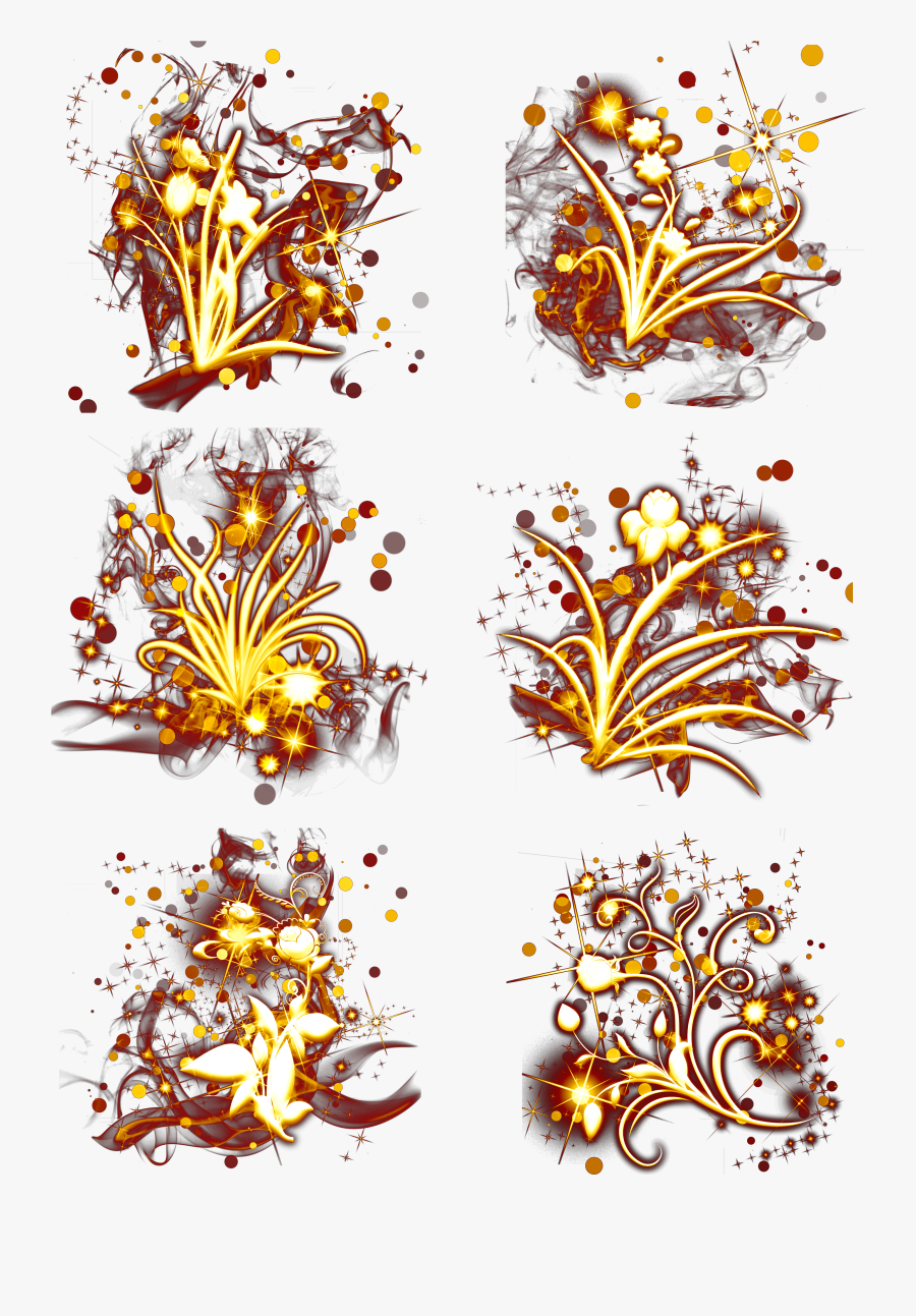 Transparent Stars Png - Flower Stars Transparent Png, Transparent Clipart