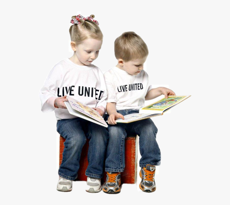 Children Reading Png -children Reading - United Way Children, Transparent Clipart