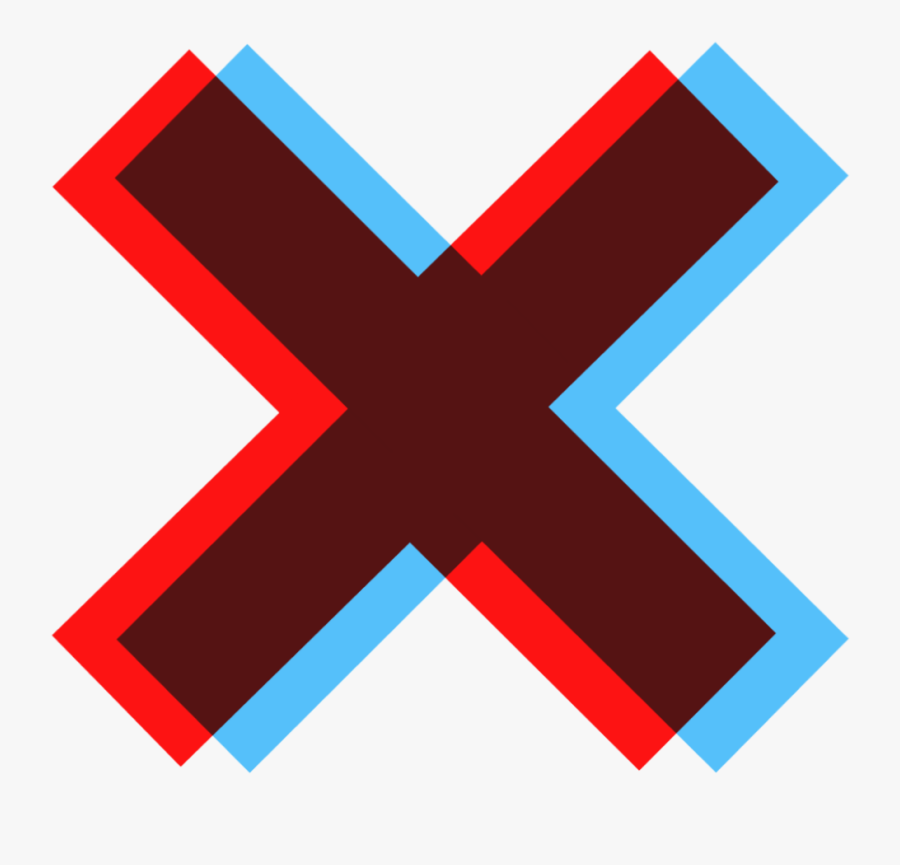 #no #cross #redcross #red #blue #crossline #romanreigns, Transparent Clipart