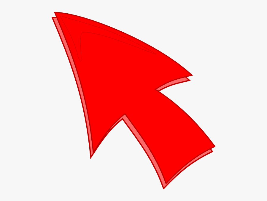 Puntero Mouse Rojo Png, Transparent Clipart