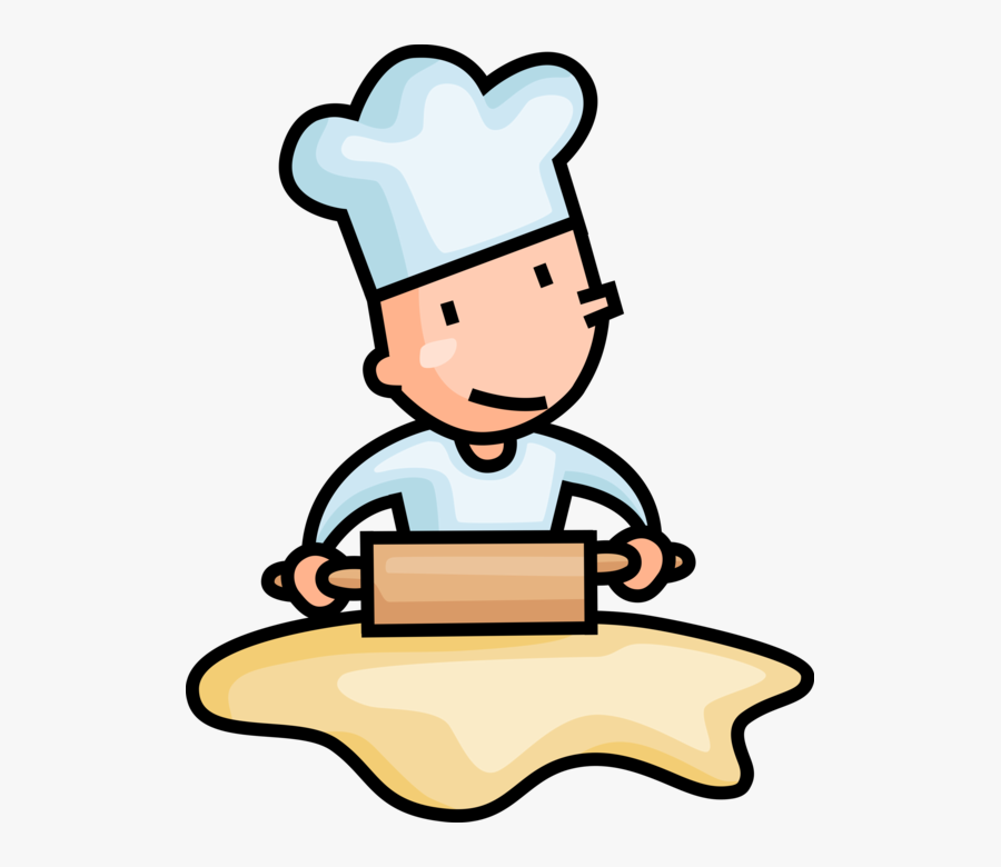 Retail Bakery Rolls Dough - Children Baking Clipart, Transparent Clipart